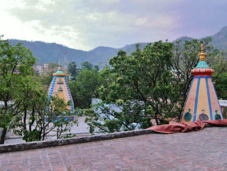 rooftop and both temple towers