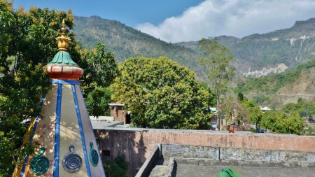 Himalayas and smaller temple tower